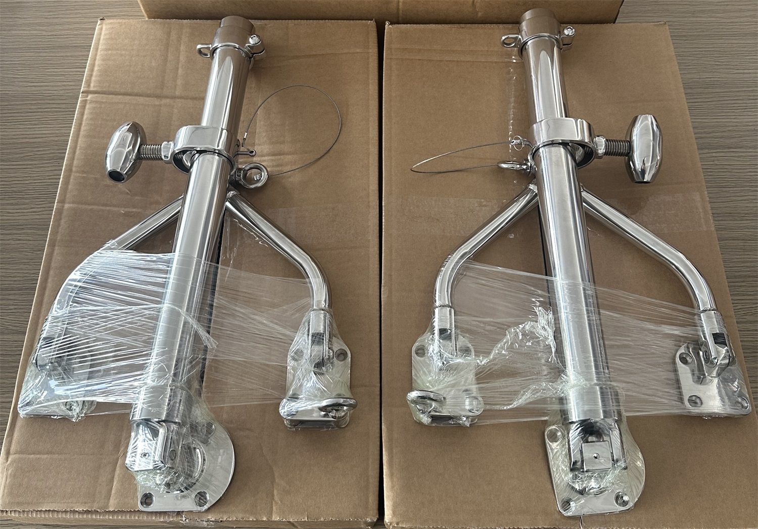 Stainless Steel Wishbone Outrigger Bases Fishing Rod Holder