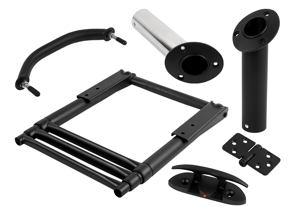 New Matte Black Marine Hardware Parts