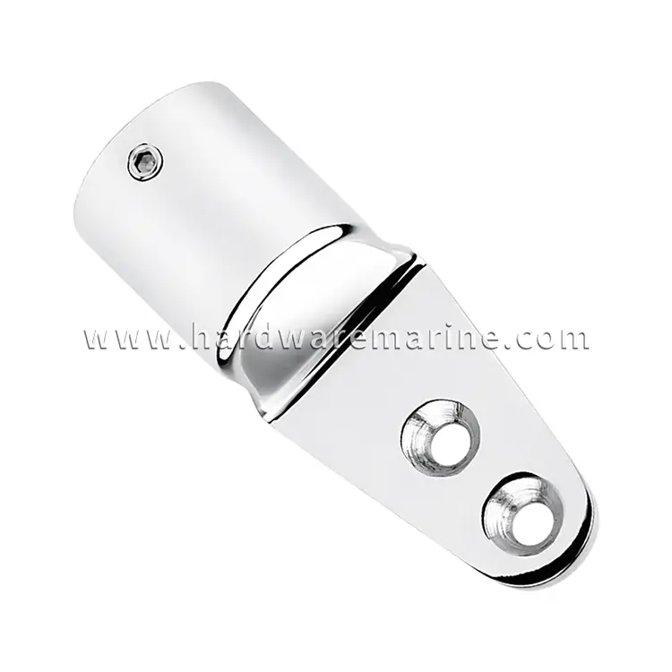 316 Stainless Steel Boat Hand Rail Fitting Stanchion Base Mount Eye End Cap