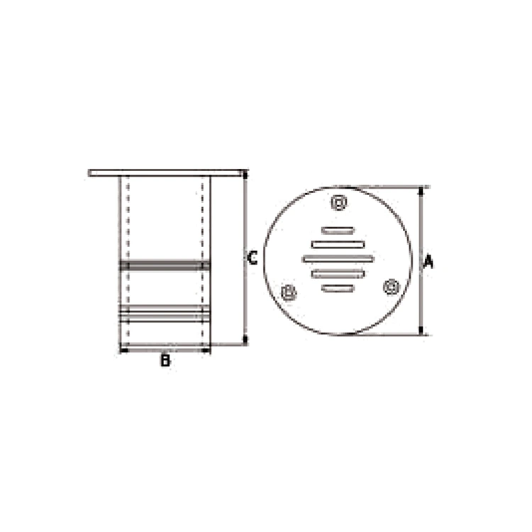 ABS Plastic Marine Thru Hull Fitting