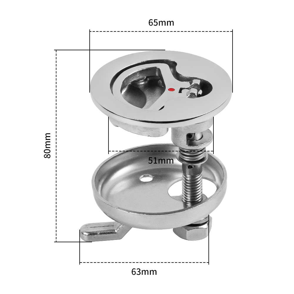 Boat Cleat Dimension Diagram