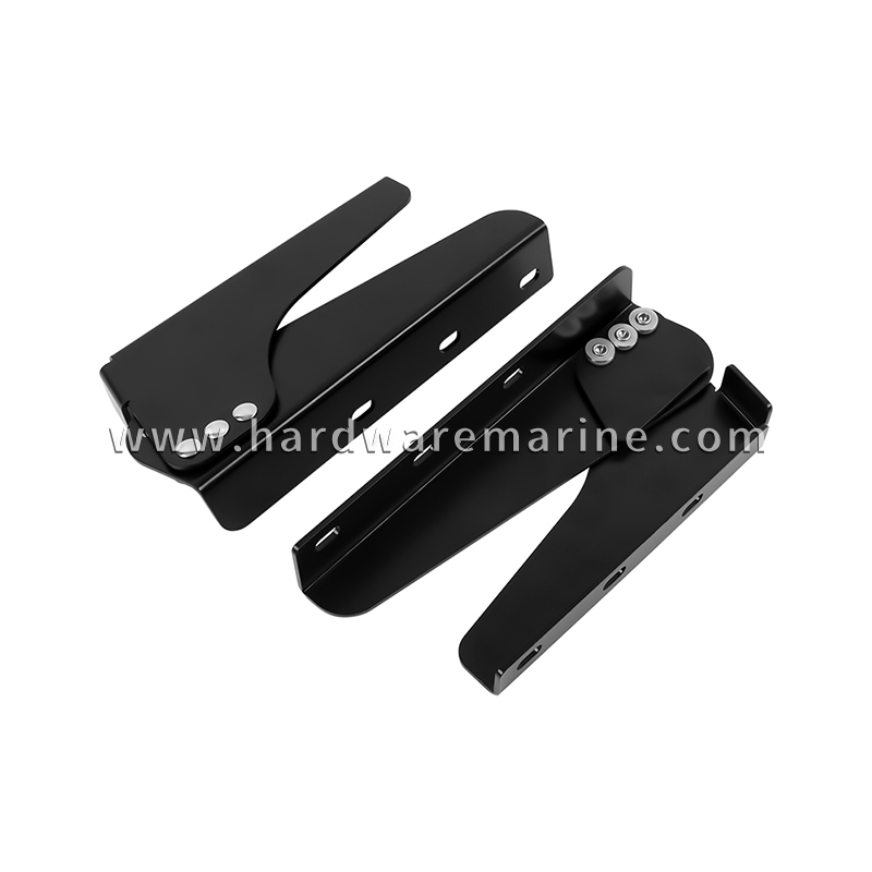 Marine Seat Hinge In Black Coating
