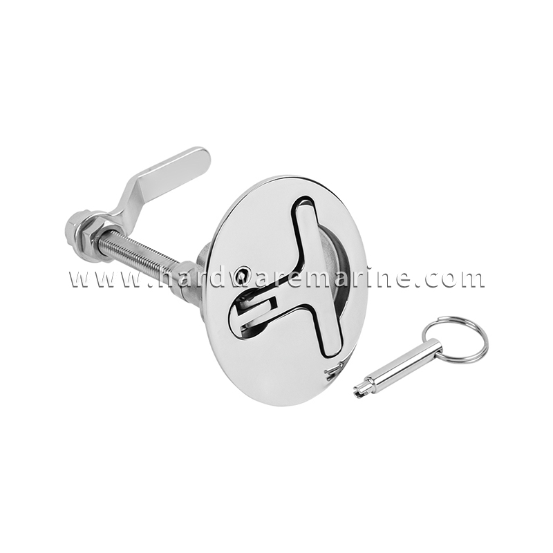 Oval Turning Lock with Key SS 316