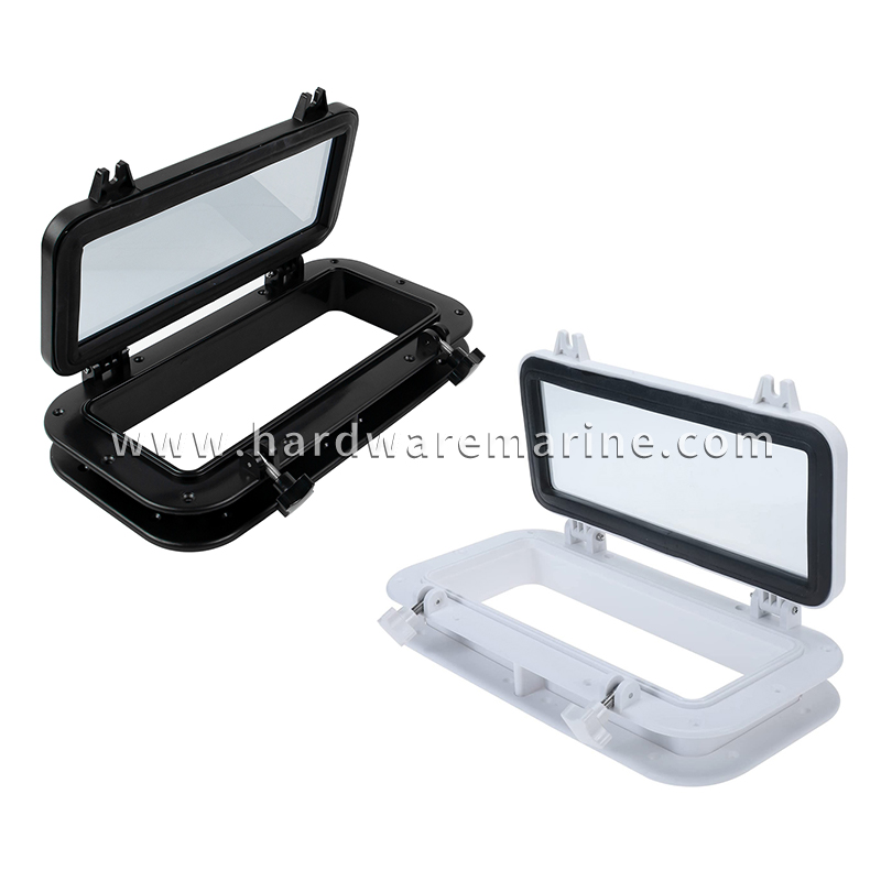 Plastic Rectangular Boat Porthole Opening Window